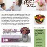 newsletter-screenshot mother's day 2009