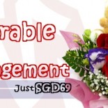 Mini Table Arrangement with Bear