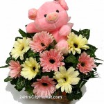 Piglet in Flowers