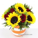 sunflower-orangepot sunflower-orangepot