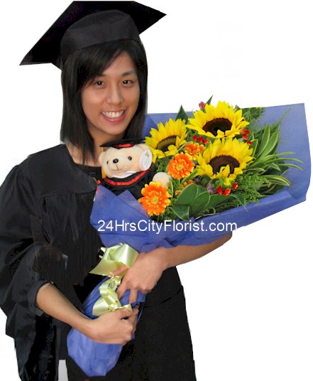 graduation flowers