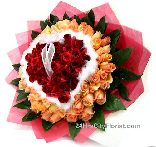 heart-shaped-bouquet