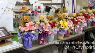 Specially customised teddy bouquet for secretary's week 2013