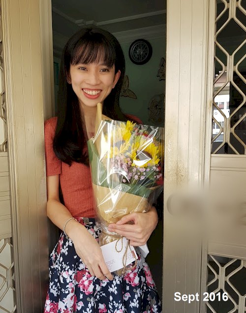 PeiWen's Birthday with flowers from 24hrscityflorist.com