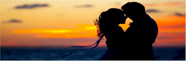 couple in sunset