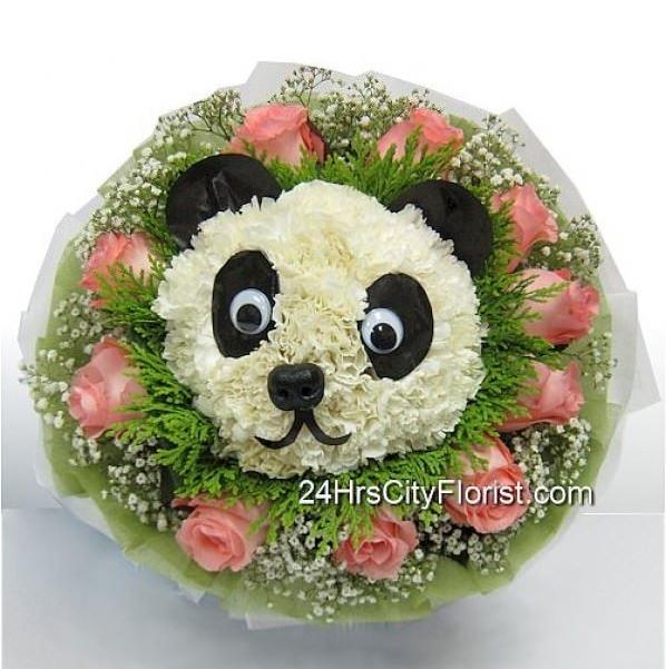 panda bouquet