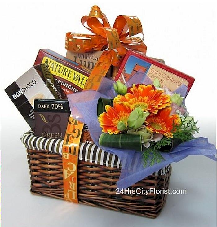 healthy food gift basket