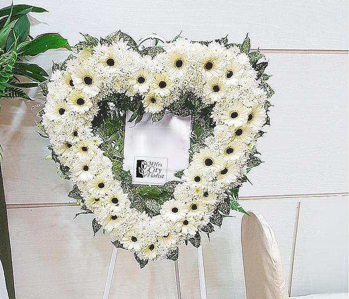 heart shaped wreath