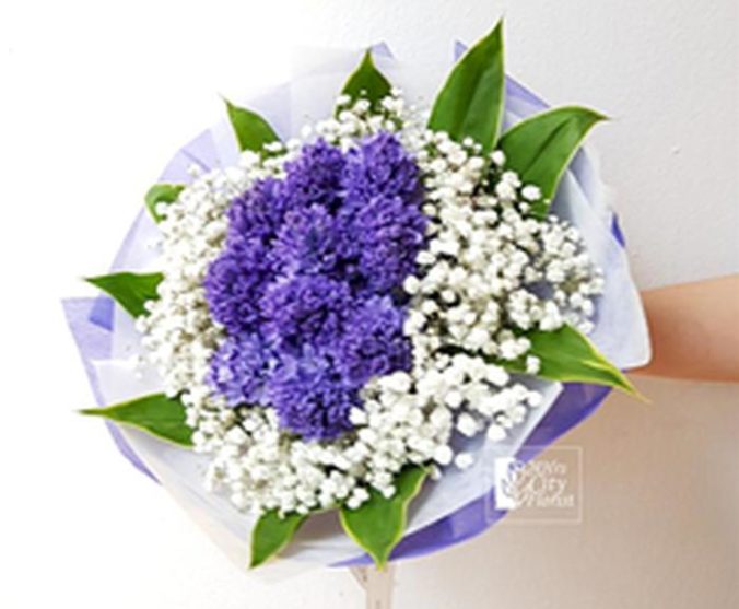 Hyacinthbouquet 24HRS CITY FLORIST