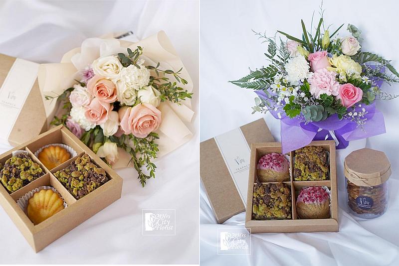 cookies and flowers