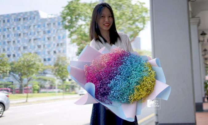 big baby's breath bouquet