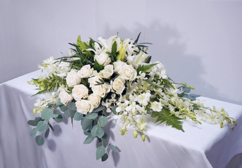 Common types of casket sprays