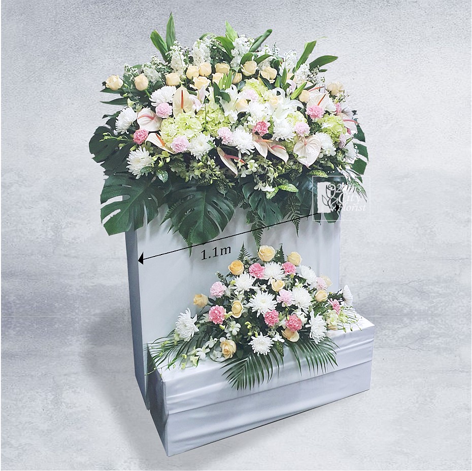 funeral flower stand