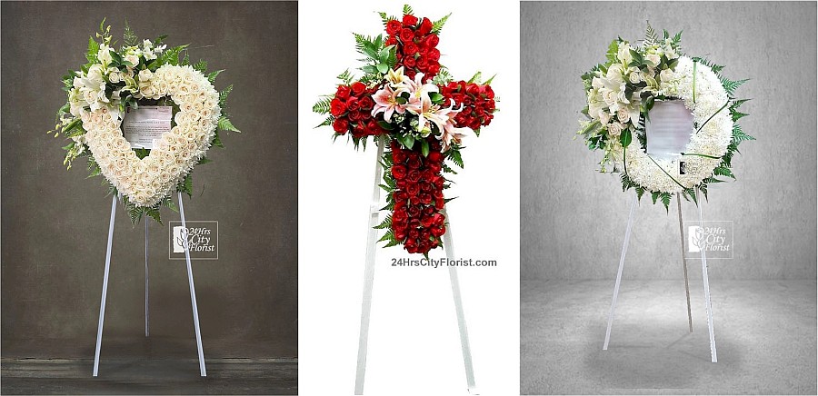 funeral flower wreaths