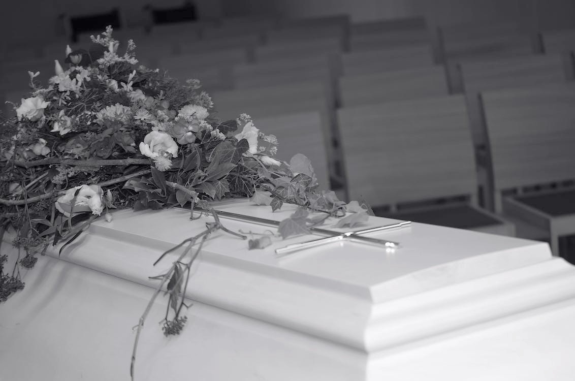 funeral casket spray
