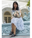 Caramel - Ivory Cream Rose, Pastel Blush,Caramel Rose -  Graduation Flowers Singapore