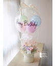 Hot Air Balloon Flower -  Hot Air Balloon,Preserved Flower Basket -  Preserved Bouquet Singapore