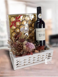 Hamper Dried Flowers Hamper Dried Flowers