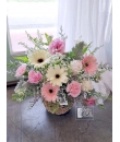 Basket Of Love - Pastel Flower Basket - 24Hrs City Florist