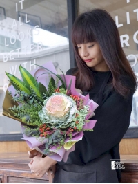 Brassica Flower Hand Bouquet..