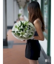 Lily Gorgeous - White Lily Bouquet - 24Hrs City Florist