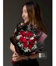 gorgeous valentine - red rose bouquet, flower bouquet