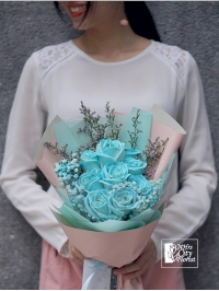 Tiffany Blue Rose Bouquet.. Tiffany Blue Rose Bouquet..