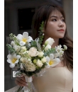 Chelsea Bloom - White Flower Bouquet Singapore