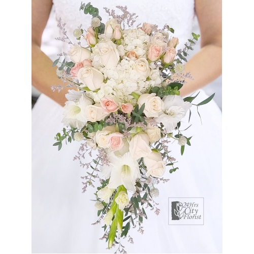 Waterfall Bridal Bouquet