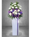 Be Still -  Chrysanthemum, poms -  Condolence flower delivery 