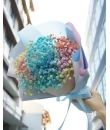 Cotton Candy - Colour Baby’s Breath -  Singapore Graduation Bouquet