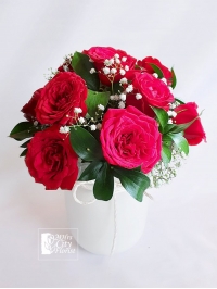 Red Rose In Vase Red Rose In Vase