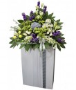 Farewell -  Lilies, hydrangeas, matthiola, roses, dendrobrium orchids, chrysanthemum -  Flower of Condolence 