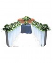 funeral flower aisles