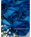 blue rose bouquet
