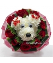 puppy bouquet
