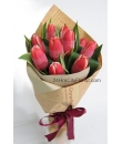 red tulip bouquet