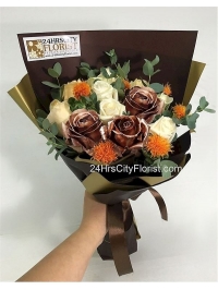 Bronze Rose Bouquet