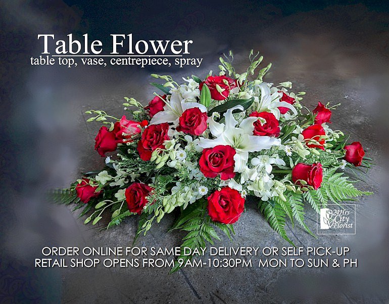 Table Flower Delivery Singapore