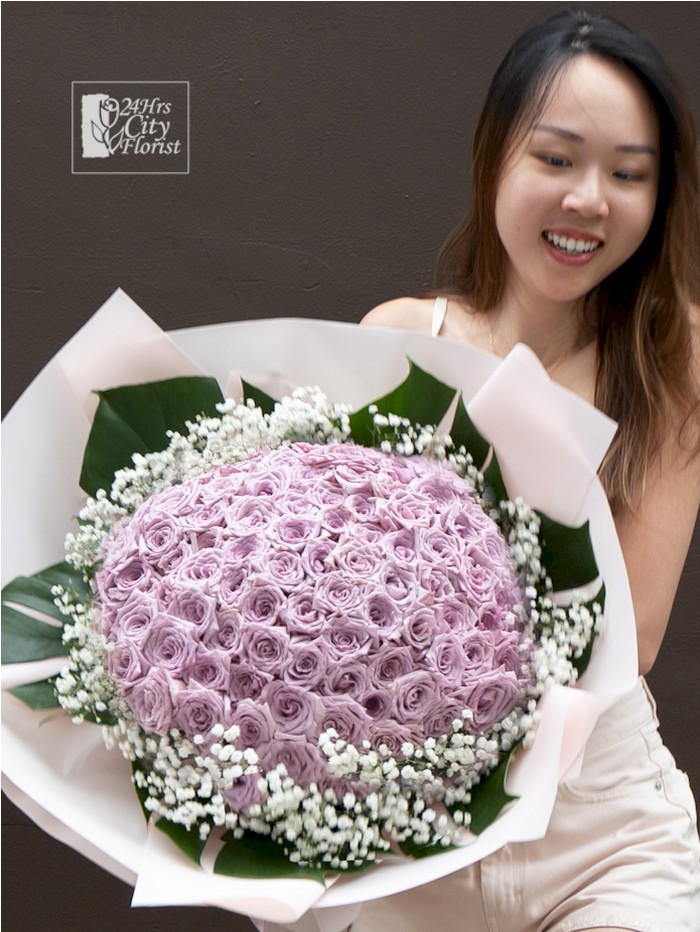 Lilac Rose Bouquet..