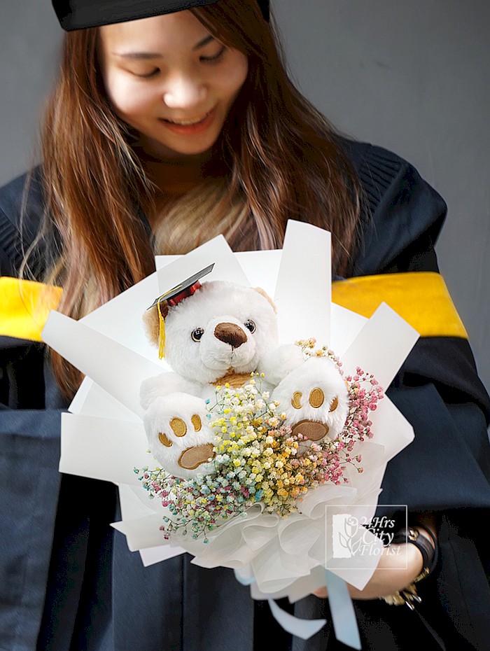 Grab Bear - graduation bear bouquet