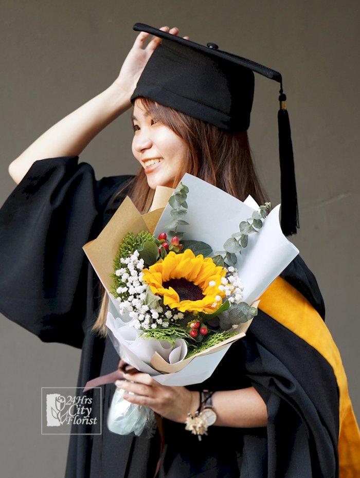 Shine On - Sunflower - Graduation Flowers Singapore