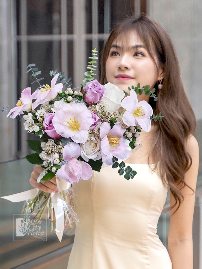 Beautiful Pink - Pink Tulip Bouquet