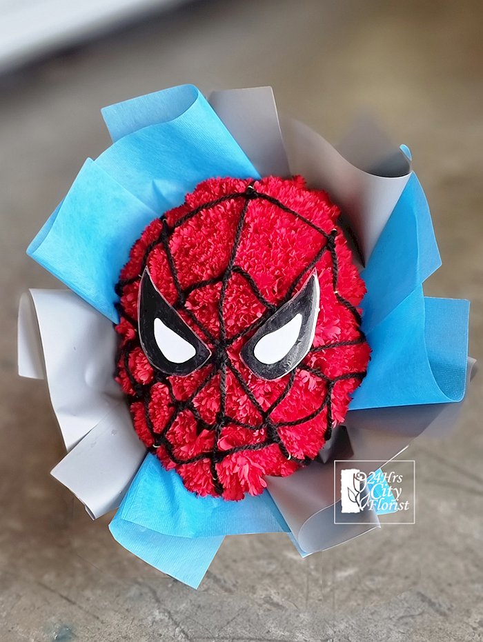 spiderman bouquet