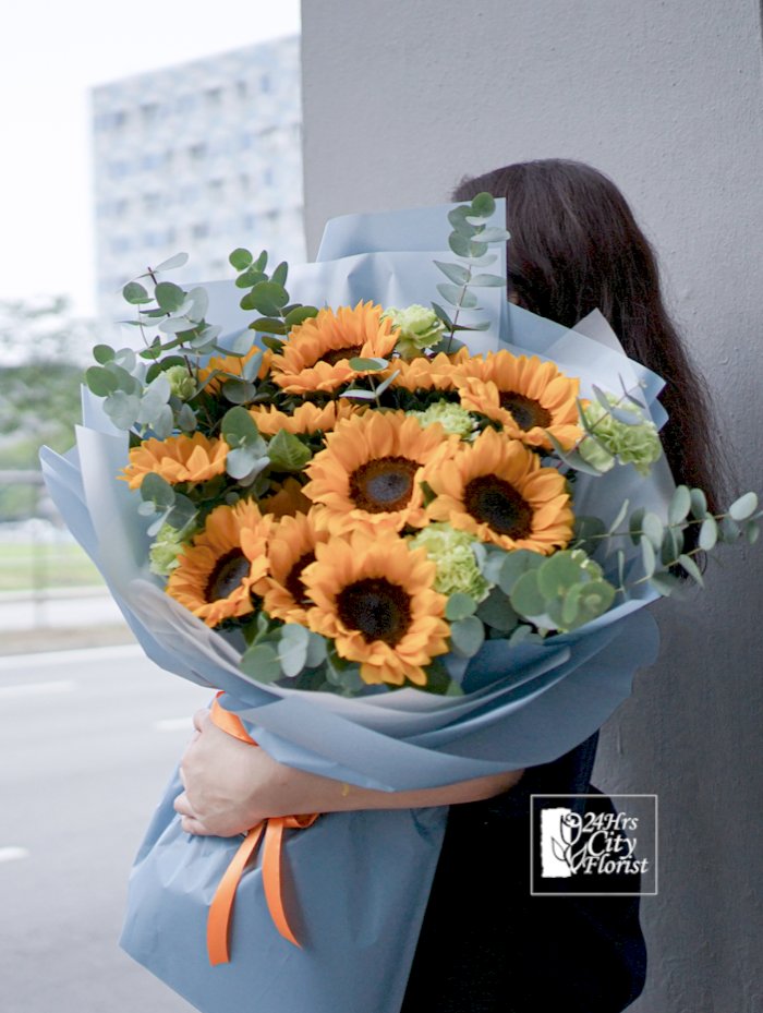 sunflower bouquet 10 stalks