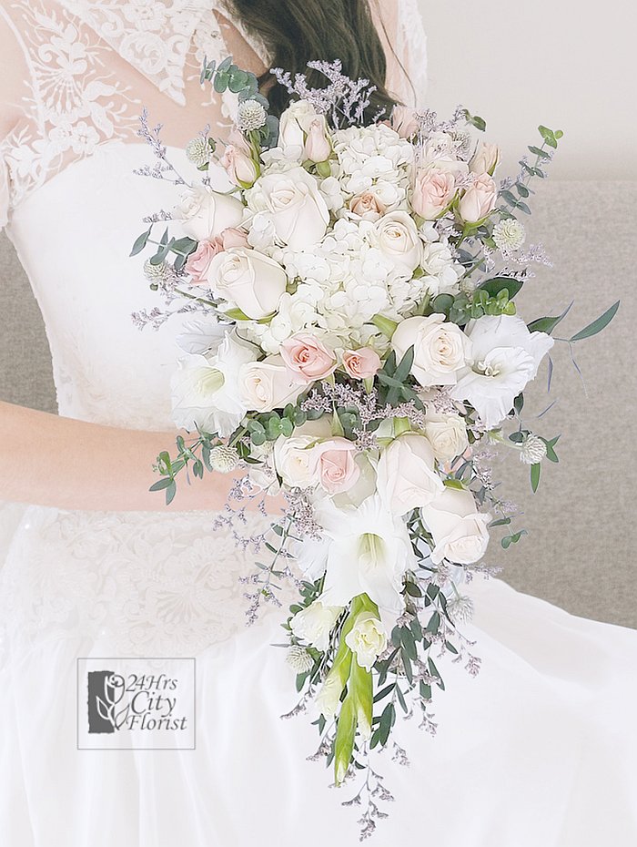 Waterfall Bridal Bouquet