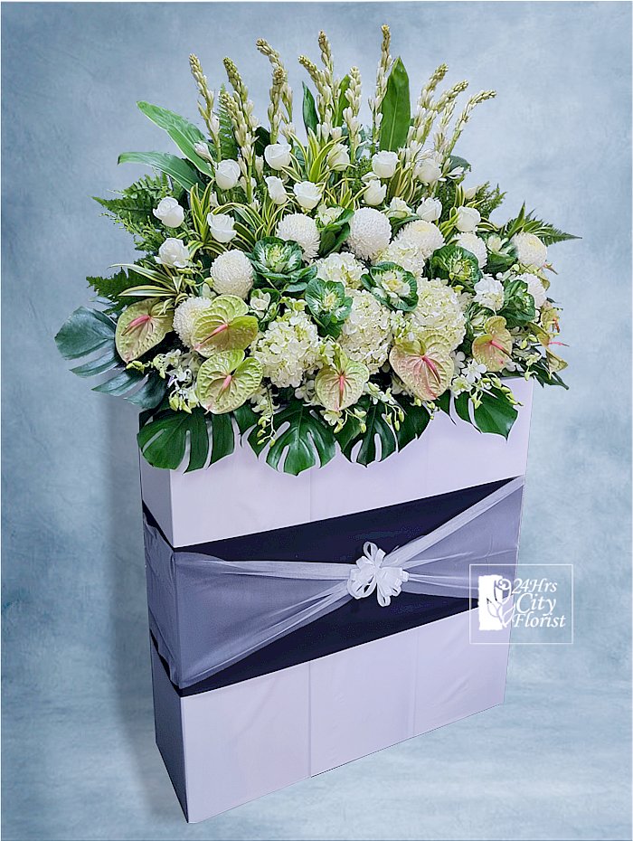 Missed Dearly Large Funeral Flower Arrangement - 24Hrs City Florist
