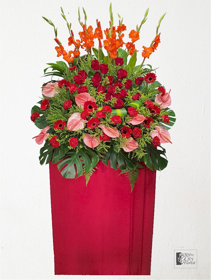 congratulatory flower stand