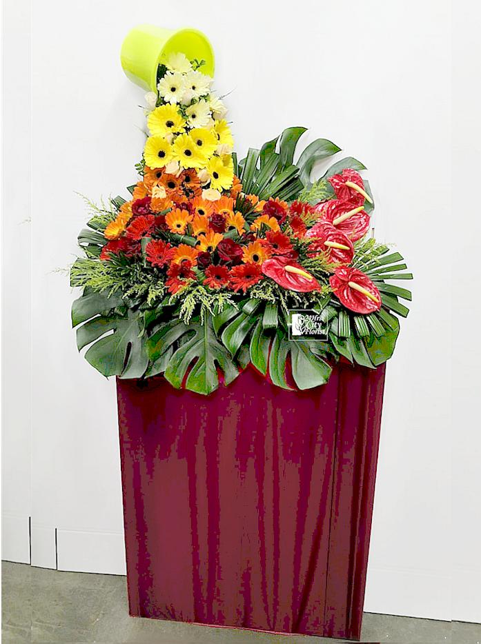 Over Flowing Success Grand Flower Stand