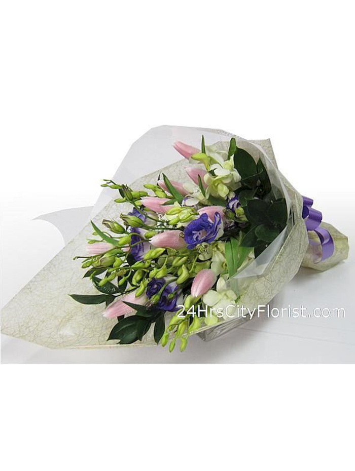 Orchid Tulip Bouquet..